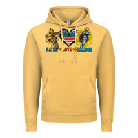 Vintage Mustard Fatih love freedom Vintage Hoodie - FaDigitalArtStudio