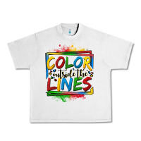 Color Outside The Lines Autism Urban Heavy Tee | Teevron