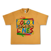 Peanut Butter color outside the lines autism Urban Heavy Tee - OliviaCreatesArt