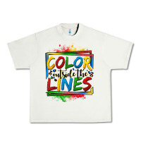 Pistachio color outside the lines autism Urban Heavy Tee - OliviaCreatesArt