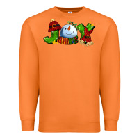 Carrot joy for christmas with snowman Premium Sweatshirt - AdoDesignShop
