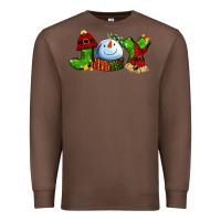 Chestnut joy for christmas with snowman Premium Sweatshirt - AdoDesignShop
