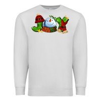Dove Grey joy for christmas with snowman Premium Sweatshirt - AdoDesignShop