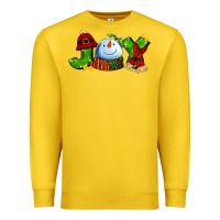 Lemon joy for christmas with snowman Premium Sweatshirt - AdoDesignShop