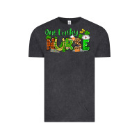 Vintage Black St. Patrick's One lucky Nurse Vintage Tee - OliviaCreatesArt