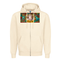 Sandshell merino ram license plate Zipper Hoodie - BarkalooDesign