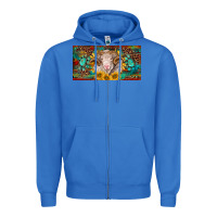 True Royal merino ram license plate Zipper Hoodie - BarkalooDesign