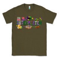 Army Green interpreter mardi gras Classic Tee - CowGirlArtShop
