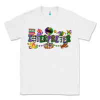 White interpreter mardi gras Classic Tee - CowGirlArtShop