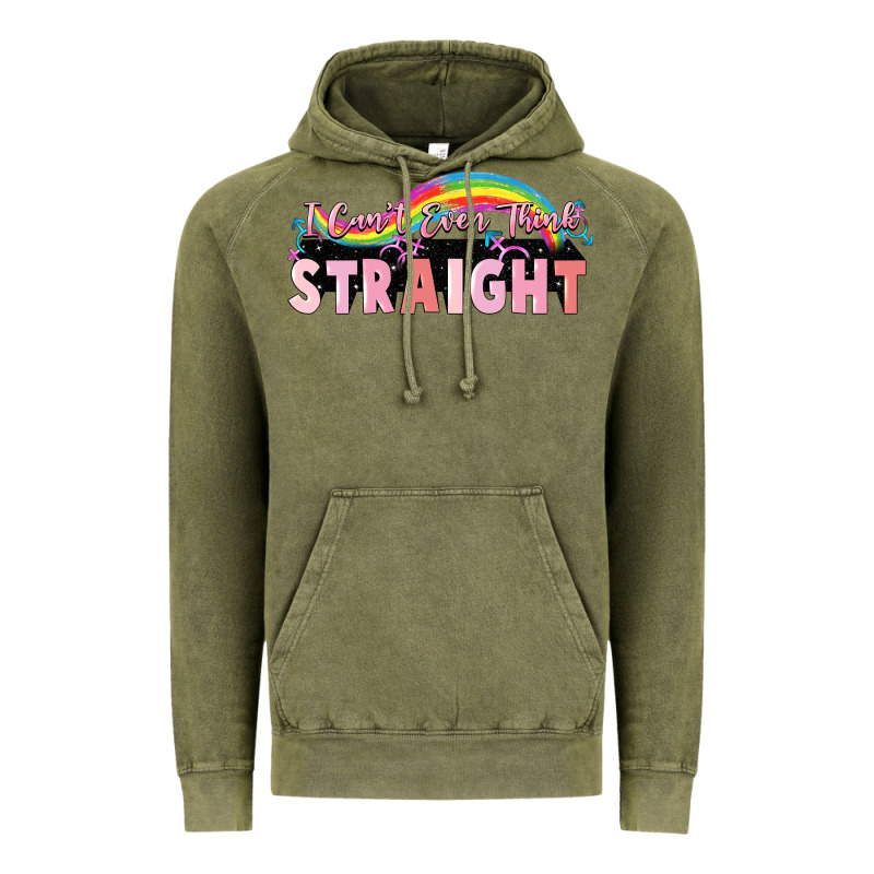 I Can't Even Think Straight Vintage Hoodie by FaDigitalArtStudio | Teevron