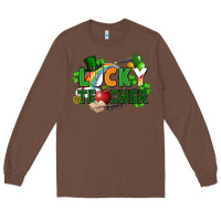 Chestnut lucky teacher St. Patricks Day Long Sleeve Tee - FaDigitalArtStudio