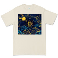 Bone evil eye moon Premium Tee - TumblerDesignByShophia