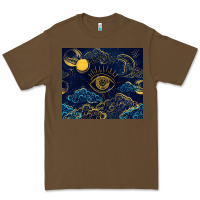Cacao evil eye moon Premium Tee - TumblerDesignByShophia
