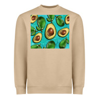 Mushroom avacadoblue tumbler Heavyweight Sweatshirt - BarkalooDesign
