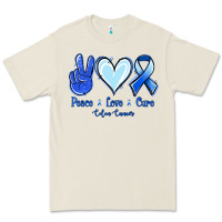Bone Peace Love Cure Colon Cancer Premium Tee - Jasminsmagicworld
