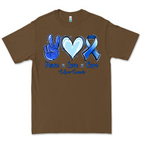 Cacao Peace Love Cure Colon Cancer Premium Tee - Jasminsmagicworld