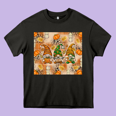 Fall With Gnomes Heavy Core Tee Designed By Texasbilliewilder