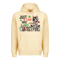 Pina Colada just a girl who loves christmas Premium Hoodie - CowhideDigitalArt