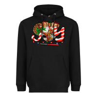 Black joy with baseball and christmas gift and candies Heavyweight Hoodie - AdoDesignShop