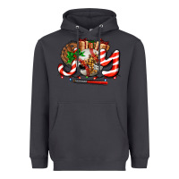 Smoke joy with baseball and christmas gift and candies Heavyweight Hoodie - AdoDesignShop