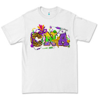 White Mardi Gras CNA Nurse Premium Tee - HowdyJamesFarm