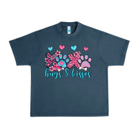 Midnight Navy xoxo hugs and kisses paws olivia Urban Heavy Tee - OliviaCreatesArt