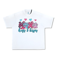 White xoxo hugs and kisses paws olivia Urban Heavy Tee - OliviaCreatesArt