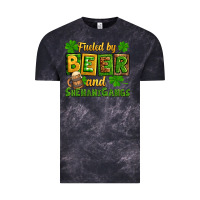 Cloud Black St. Patrick's Fueled by beer and shenanigangs Vintage Tee - OliviaCreatesArt