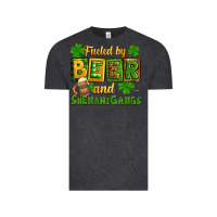 Vintage Black St. Patrick's Fueled by beer and shenanigangs Vintage Tee - OliviaCreatesArt