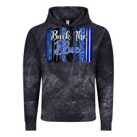 Cloud Black Back the blue brushstrokes Vintage Hoodie - FaDigitalArtStudio