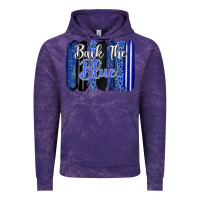 Cloud Purple Back the blue brushstrokes Vintage Hoodie - FaDigitalArtStudio