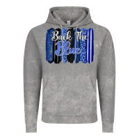 Cloud Rock Back the blue brushstrokes Vintage Hoodie - FaDigitalArtStudio