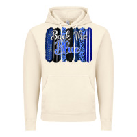 Vintage Artic Back the blue brushstrokes Vintage Hoodie - FaDigitalArtStudio