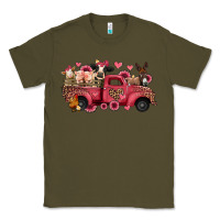 Army Green valentines day leopard farm animals truck Classic Tee - Jasminsmagicworld