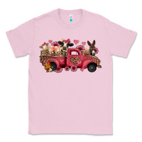 Bubblegum Pink valentines day leopard farm animals truck Classic Tee - Jasminsmagicworld