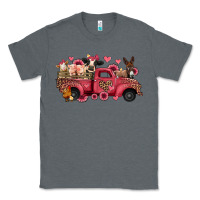 Charcoal Heather valentines day leopard farm animals truck Classic Tee - Jasminsmagicworld