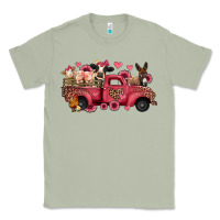 Matcha valentines day leopard farm animals truck Classic Tee - Jasminsmagicworld