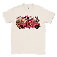 Natural valentines day leopard farm animals truck Classic Tee - Jasminsmagicworld
