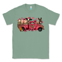 Sage valentines day leopard farm animals truck Classic Tee - Jasminsmagicworld