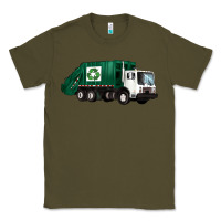 Army Green recycle truck Classic Tee - Artiststas