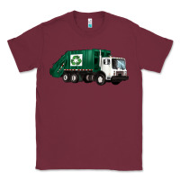 Burgundy recycle truck Classic Tee - Artiststas