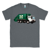 Charcoal Heather recycle truck Classic Tee - Artiststas