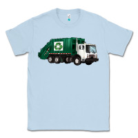 Dusty Blue recycle truck Classic Tee - Artiststas