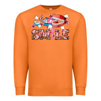 Carrot smile with teeth and brush Premium Sweatshirt - AdoDesignShop