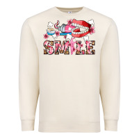 Sandshell smile with teeth and brush Premium Sweatshirt - AdoDesignShop