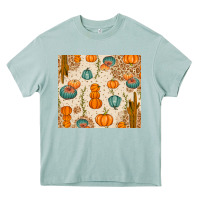 Arona Fall Pumpkins Heavy Core Tee - texasbilliewilder