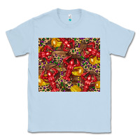 Dusty Blue mardi gras crawfish Classic Tee - CowGirlArtShop