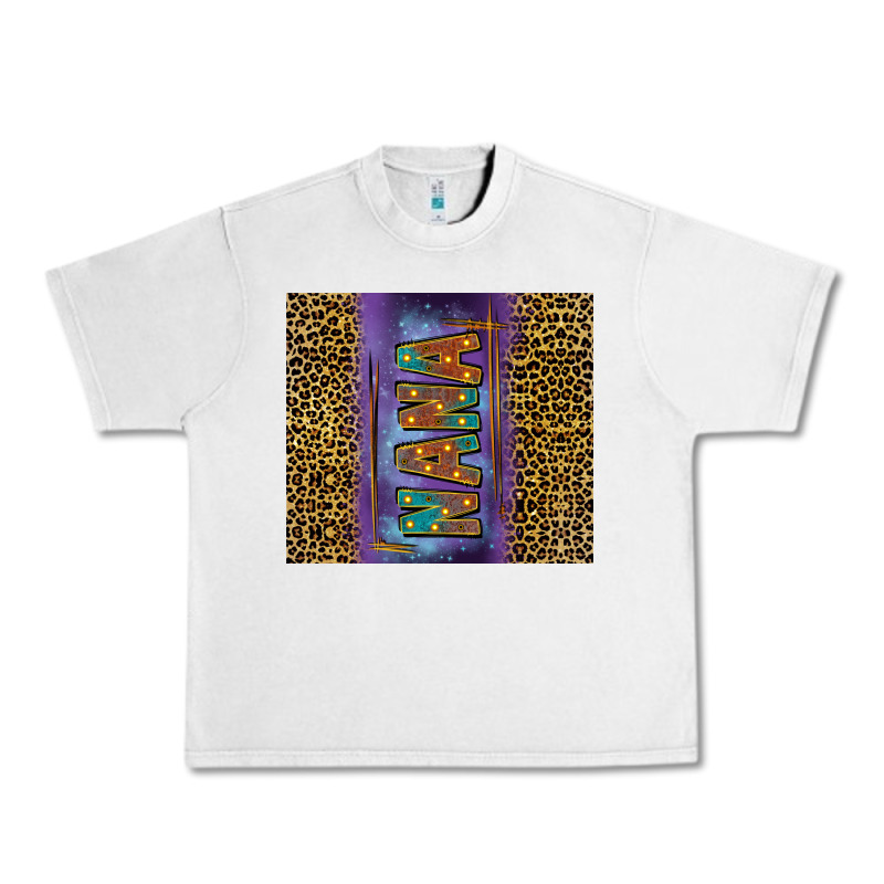 Leopard Nana Tumbler Urban Heavy Tee by FaDigitalArtStudio | Teevron
