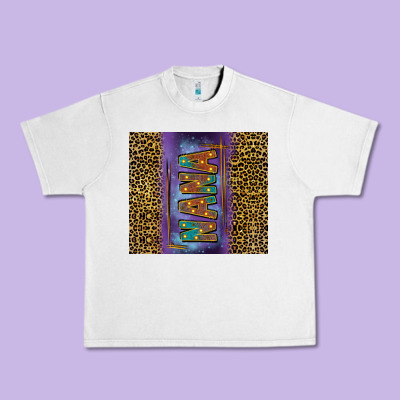 Leopard Nana Tumbler Urban Heavy Tee Designed By Fadigitalartstudio