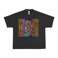 Pigment Black leopard nana tumbler Urban Heavy Tee - FaDigitalArtStudio
